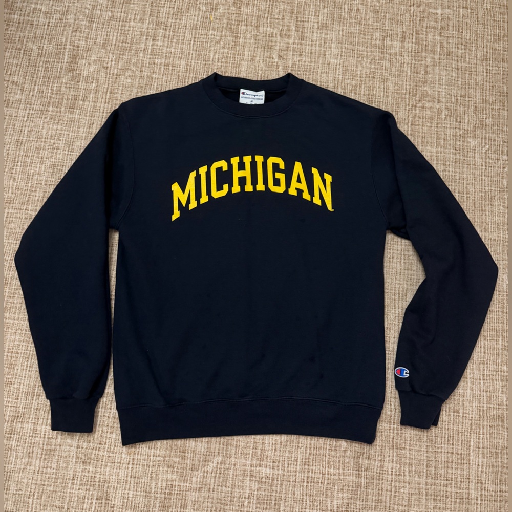 CHAMPION MICHIGAN CREWNECK SWEATER